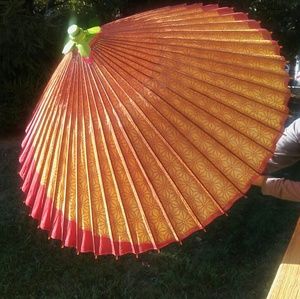 Japanese bamboo umbrella